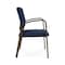 Lesro Newport Wide Guest Chair Metal Frame, Bronze, MD Ink Upholstery NP1201 - alternate 2
